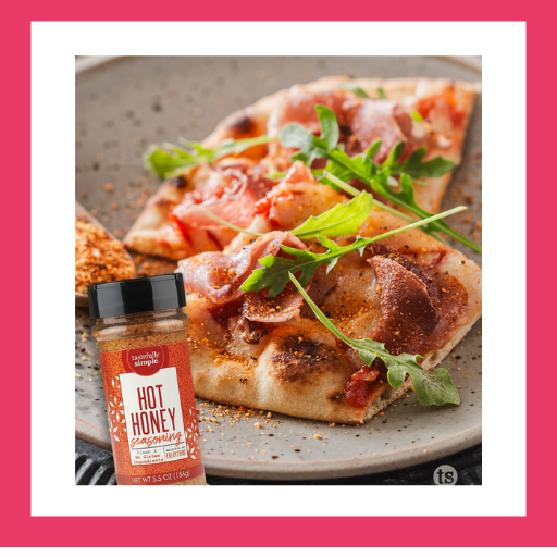 Tastefully Simple Hot Honey Seasoning with a sweet and spicy blend for adding hot honey flavor to meals, snacks and appetizers