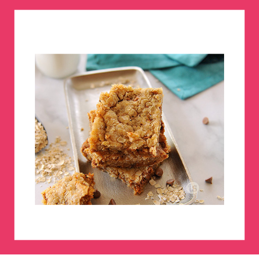 Cinnamon Oatmeal Bars made with Tastefully Simple Nana’s Apple Cake Mix, oatmeal and cinnamon chips