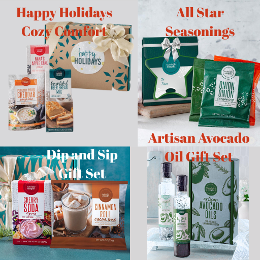 Tastefully Simple volume pricing for corporate, client and employee gift sets with savings on quantity orders